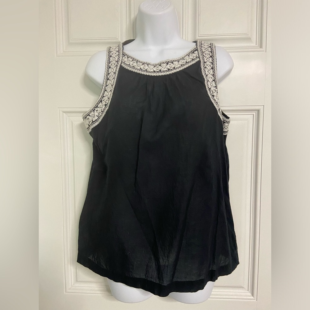 5- OLD NAVY Semi Sheer Embroidered Top